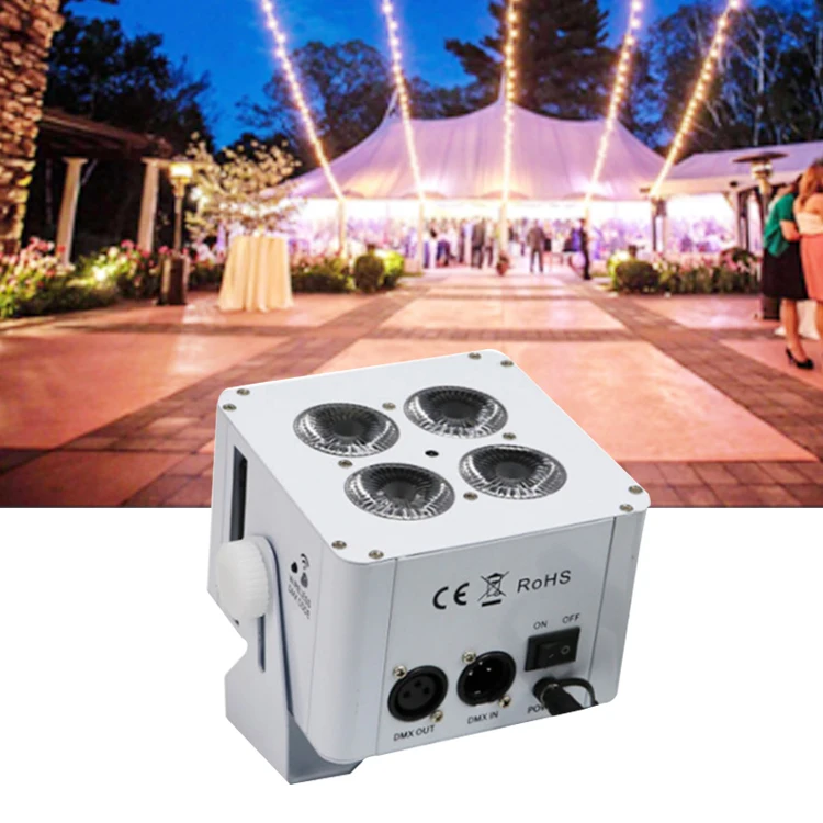 Наружный светодиодный беспроводной светильник rgb rgbwa uplights jia sova dmx par метр smps, с аккумулятором, ip65