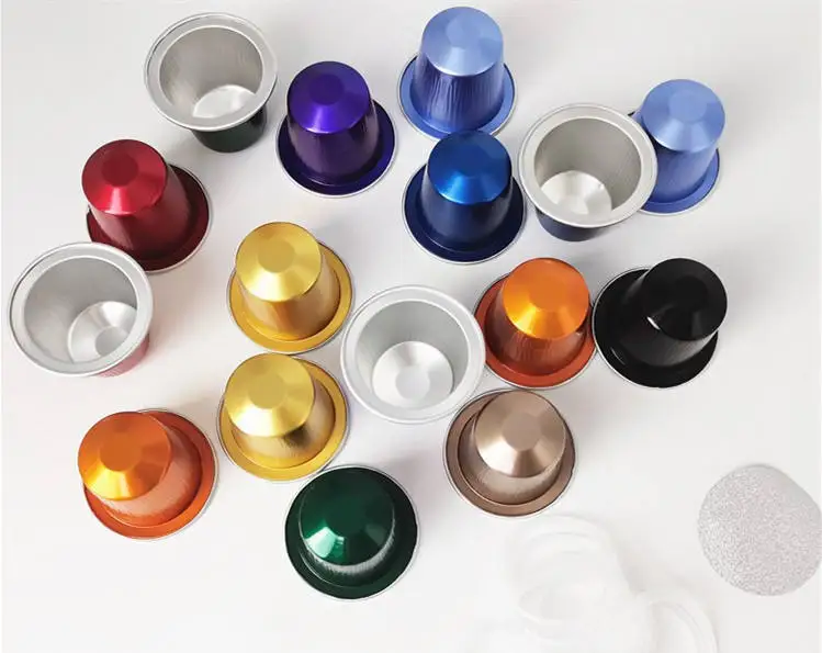 Hot Selling Aluminum Foil Empty Capsule Coffee K Cup Coffee Nespresso Aluminum Coffee Capsules
