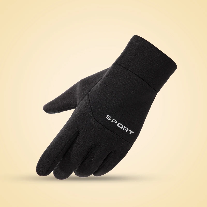 Custom outdoor waterproof non-slip driving warm hand man touch screen thermal winter gloves