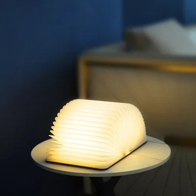 Складной светильник для книг от производителя, светодиодный ночник для аудио, сенсорный светящийся Настольный светильник для музыки