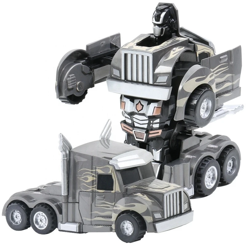 
Hot sale cheap mini plastic strike changed transformed robot kids baby car toy 