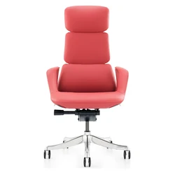 High Back Leather Ergonomic chair Adjustable Swivel modern leather Office Chair
