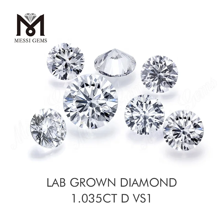 0 3-0 39 карат GH VS круглый бриллиант за лабораторный Выращенный алмаз