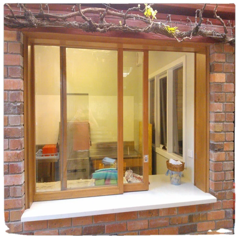 Champagne color aluminum sliding window sliding glass doors and windows bronze color sliding aluminium window