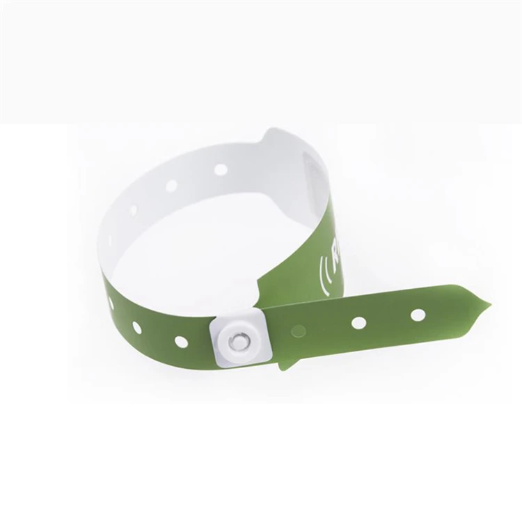 Custom Logo Wrist Band Festival Event Medical Waterproof Tag Bracelet Id Paper Disposable One-Off Vinyl Plastic Pvc Wristband