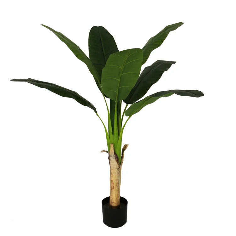 120cm artificial banana tree real touch new arrival green plants for sitting room decor