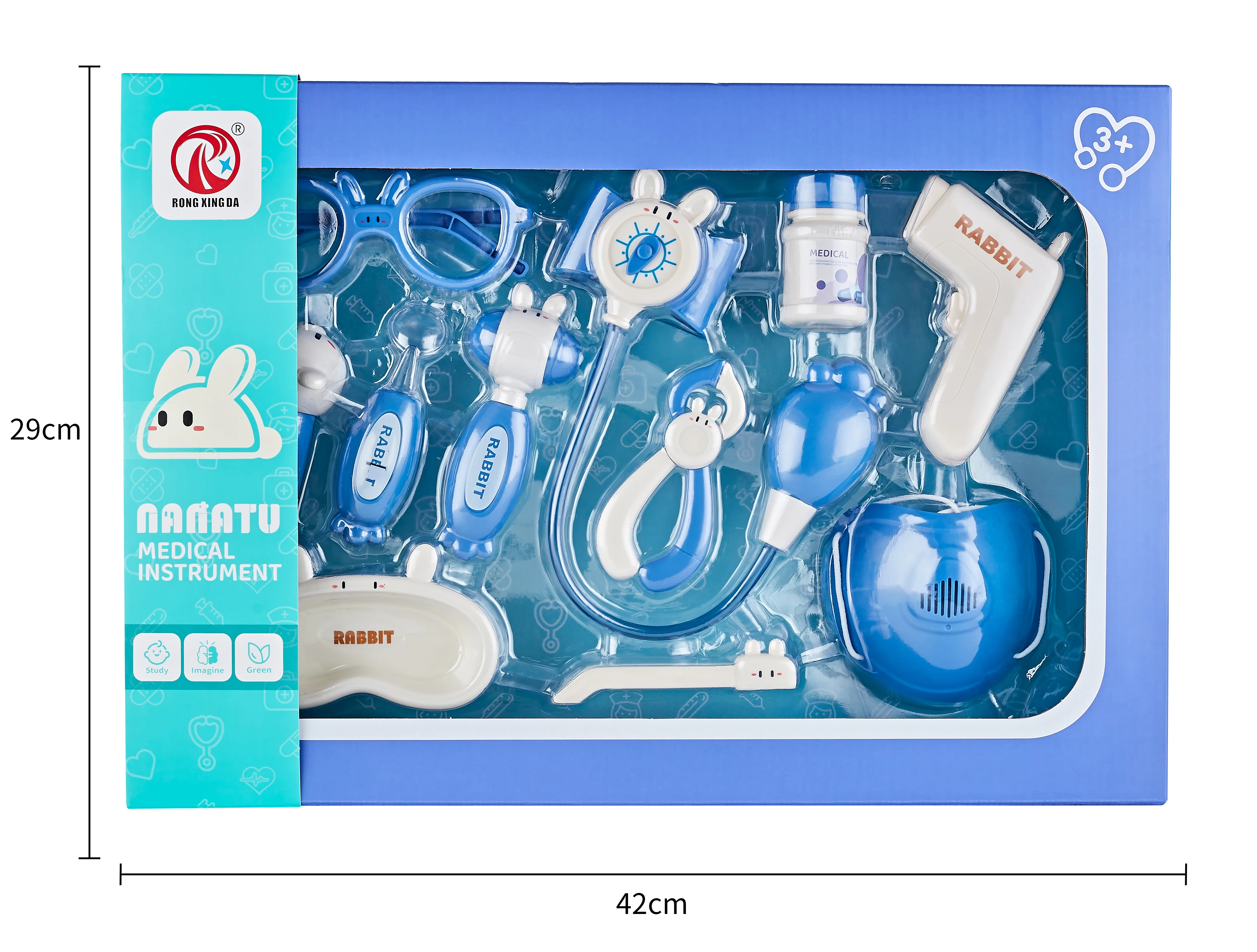 Baby Educational Medical Nurse Toys Doctor Kit Set Toy Soft Stuffed Plush for Kids Pretend Play Custom Red White OEM Item Time