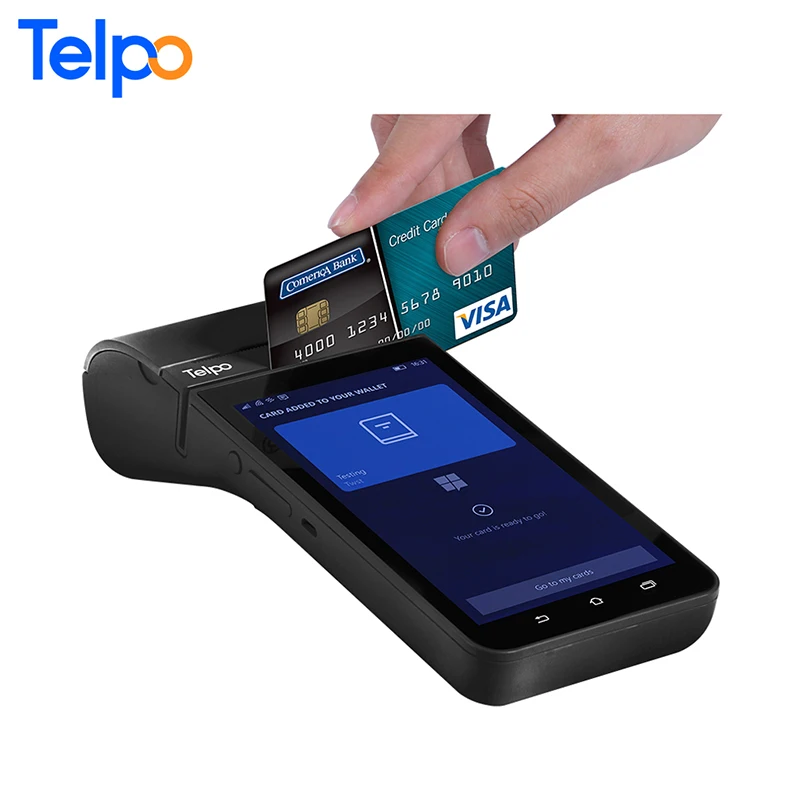 Дешевые все в одной точке продажи Android портативный терминал POS с принтером