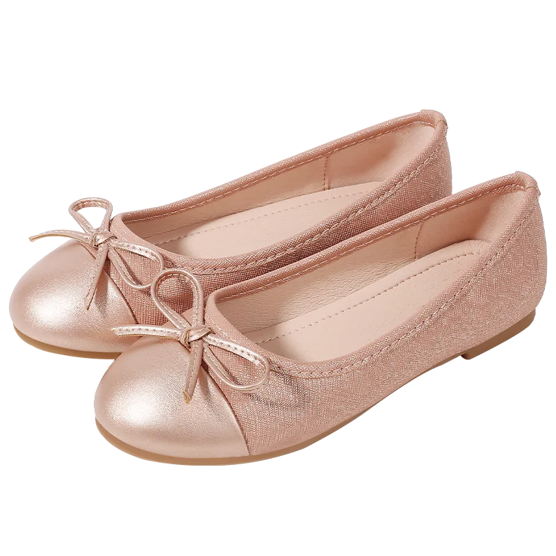 
Wholesale cheap Children princess butterfly knot shoe flat casual shoes for girls 