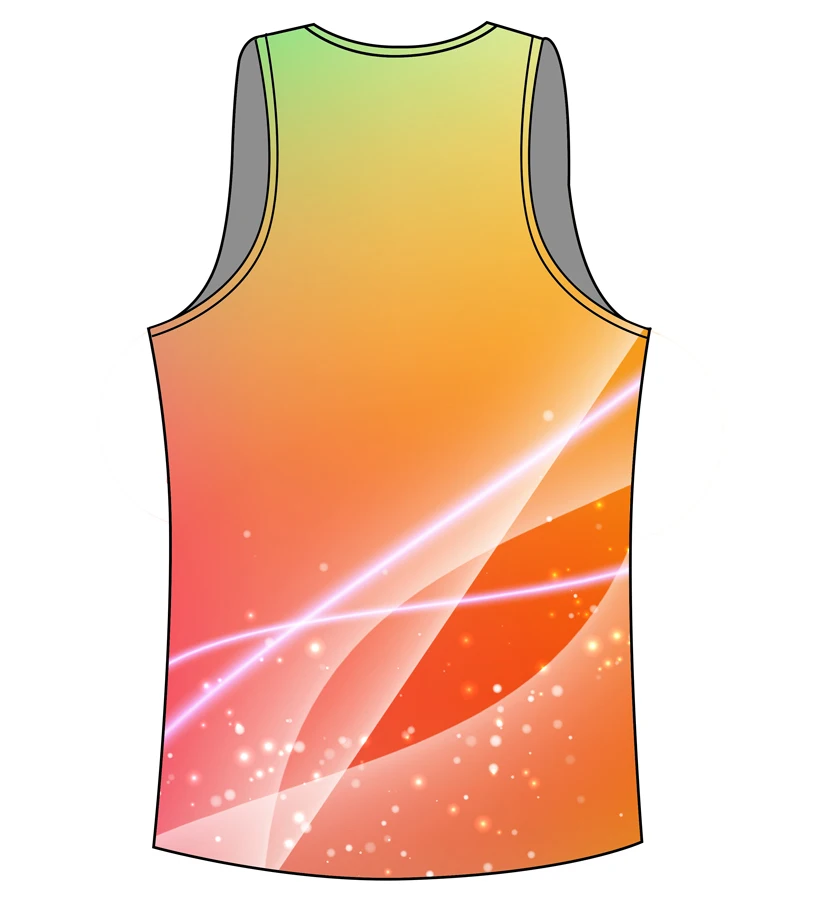 Wholesale Breathable 100%polyester dry fit Tank Top Fitness Gym Sport team wear Sublimation Marathon Running Cycling Vest