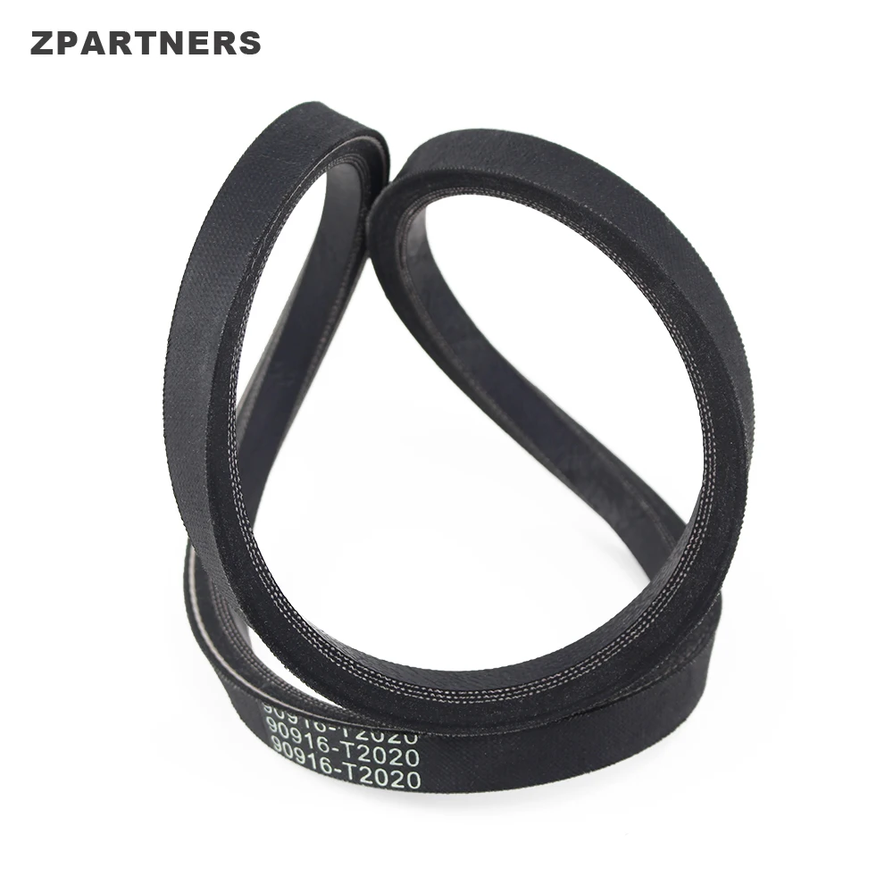Ремень ГРМ zpartner 90916-T2020 с резиновым покрытием, черный ремень