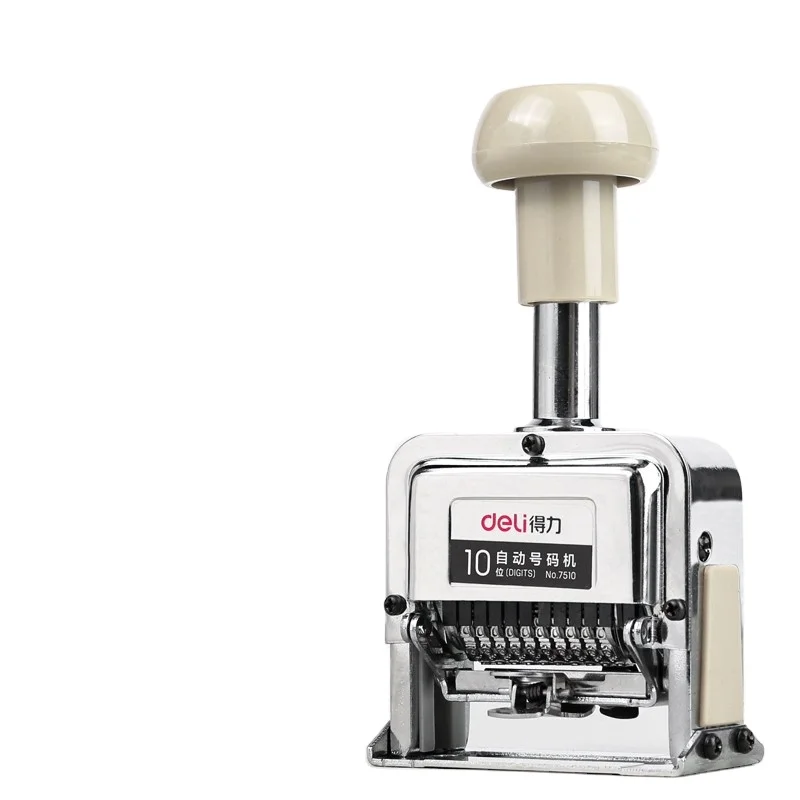Deli 7510 coder date typing production date automatic numbering machine