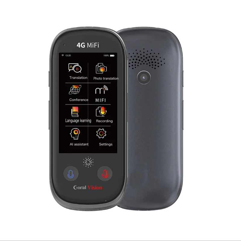 3-inch intelligent voice converter un5 WiFi / 4G portable language converter supports 117 languages