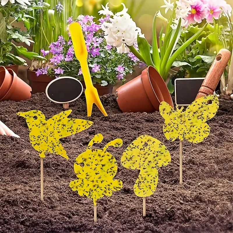 Factory Supply Double Sided Different Shape Super Sticky Insect Trap Yellow Sticky Insect Catcher Traps Sticky Fly Trap