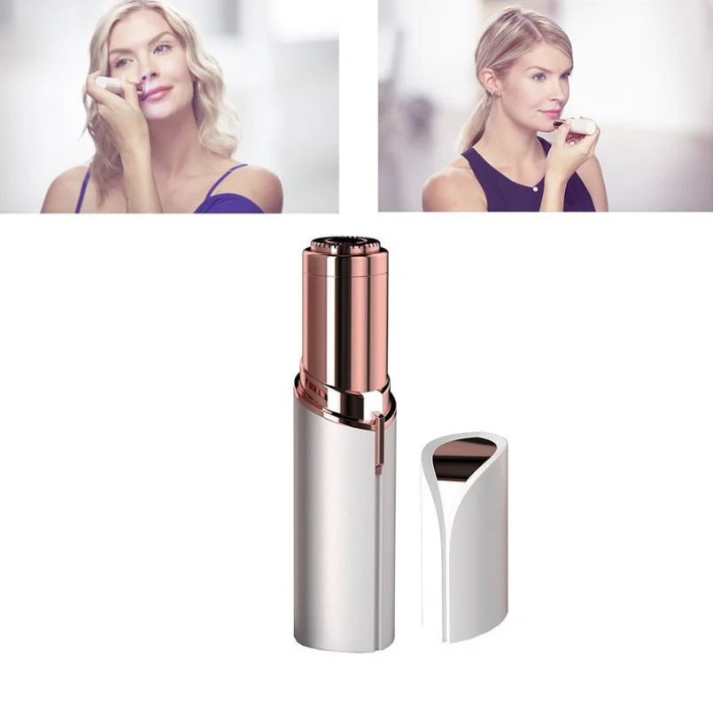 Facial Body Hair Removal Pen Electric Lip Shaving Painless Portable Remover women lipstick
