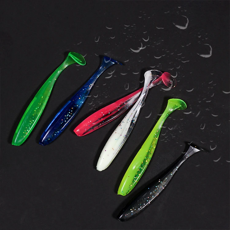 Manufacturer Eight Color Outdoor 5.5cm 6.5cm 7.5cm Factory Direct Sale Soft Food Grade Silicone Lure