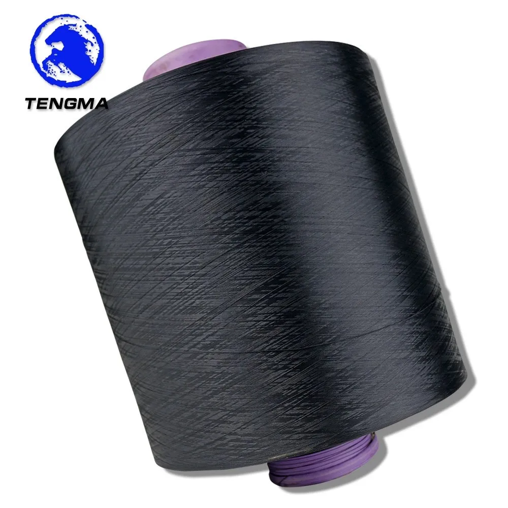 AA grade yarn raw 150/48 polyester dty pp yarn for fabric knitting