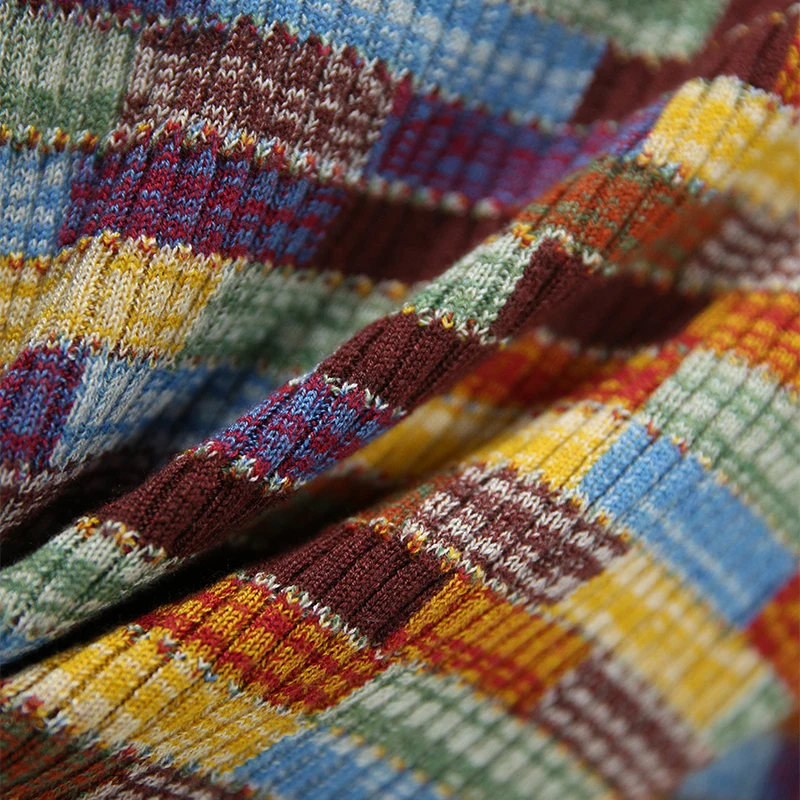 Женский Цветной вязаный свитер с рукавом 7 минут, Модный пуловер, женский джемпер