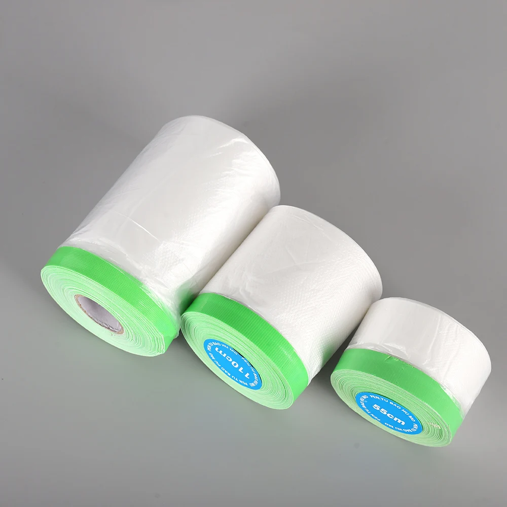 Multi-Purpose Plastic Protective Shield Film Moisture-Proof and Dust Cover for Home Renovation Furniture Auto Spray Painting