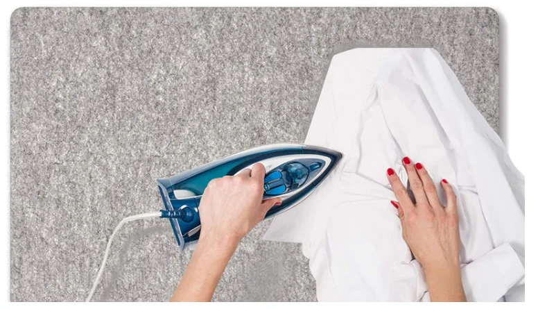 Горячая Распродажа индивидуальный валяный коврик для глажки из 100% новозеландской шерсти стегания