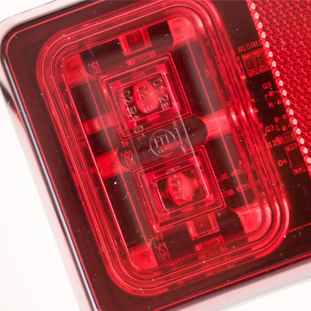 
Emark Waterproof 12V/24V 16 Diodes Functional Rear Stop Tail Lamp Turn Signal Light Automobile Parking Lights Truck Lorry Light 