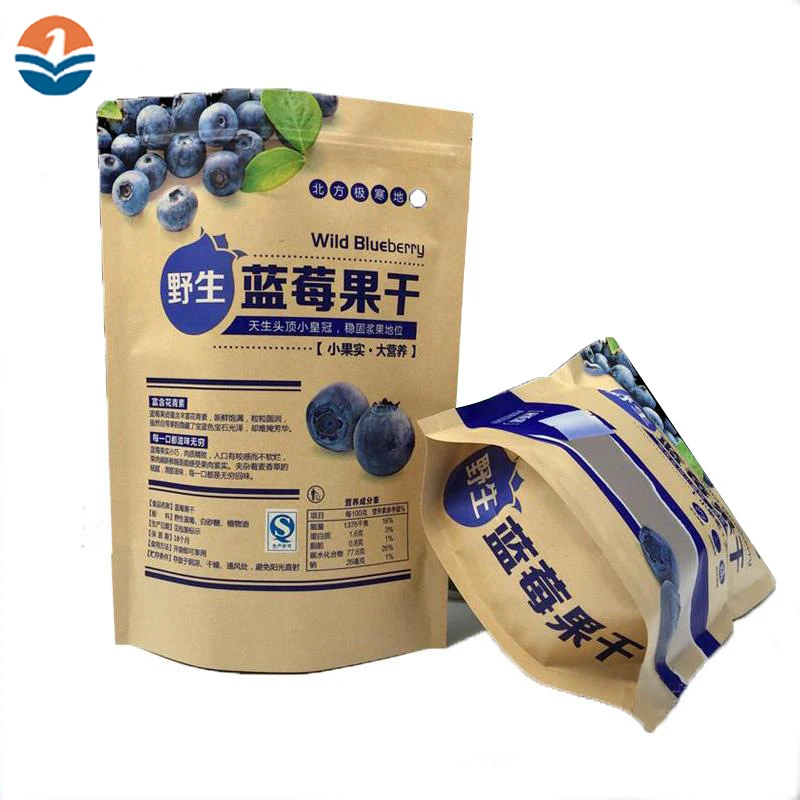 New Design High Quality Dry Fruit Doypack New Kraft Paper