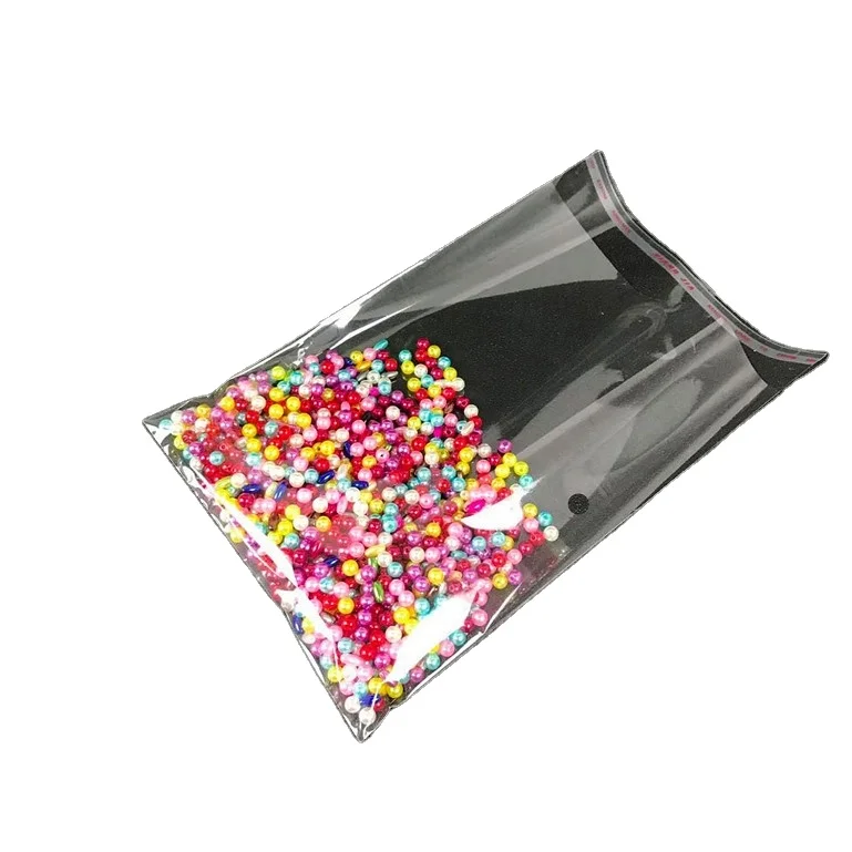 Xiahong factory recycled material transparent bopp cellophane bags with square opp cpp bag bottom