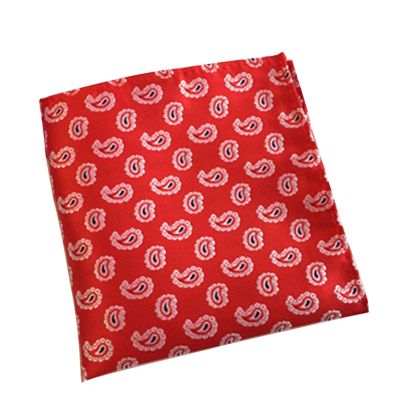 Printing Pattern Handkerchief Matching Floral Ties Printed Pocket Square for Male Female Party Outdoor