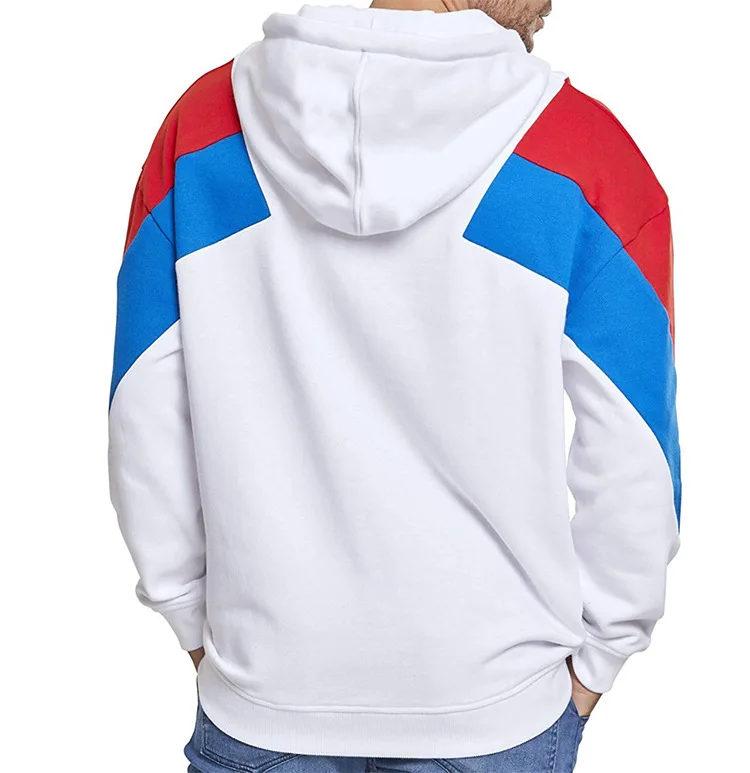 Spring-style matching color loose version of men hoodie fashion young bright color Hoodie