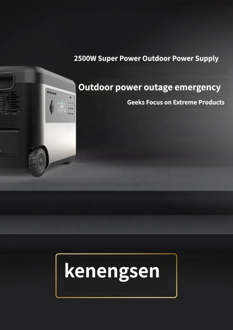 Hot Selling Rechargeable 2.5kw 4kw 6kw 8kw Portable LifePO4 Battery Generator Solar Power Station With Quick Charging