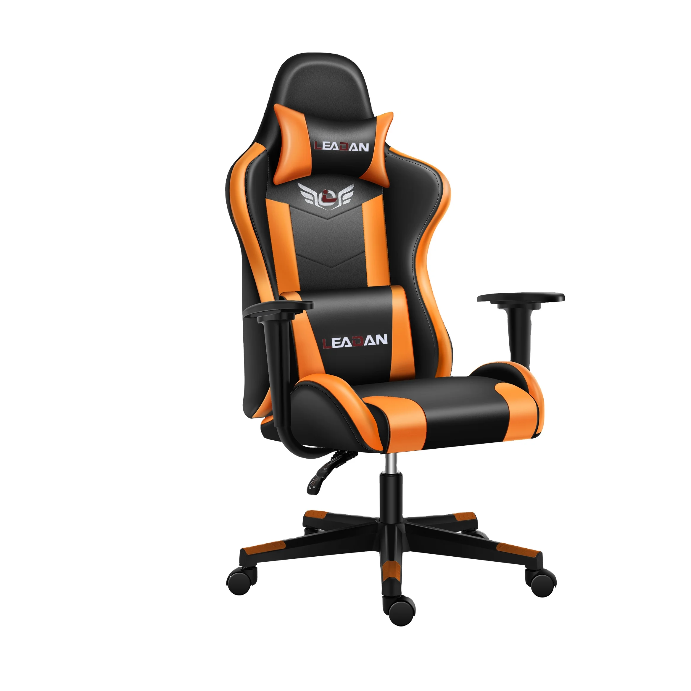 
LEADAN swivel chinese interactive gaming chair mat orange ps4 gaming-chair racer razer gaming chair computer 