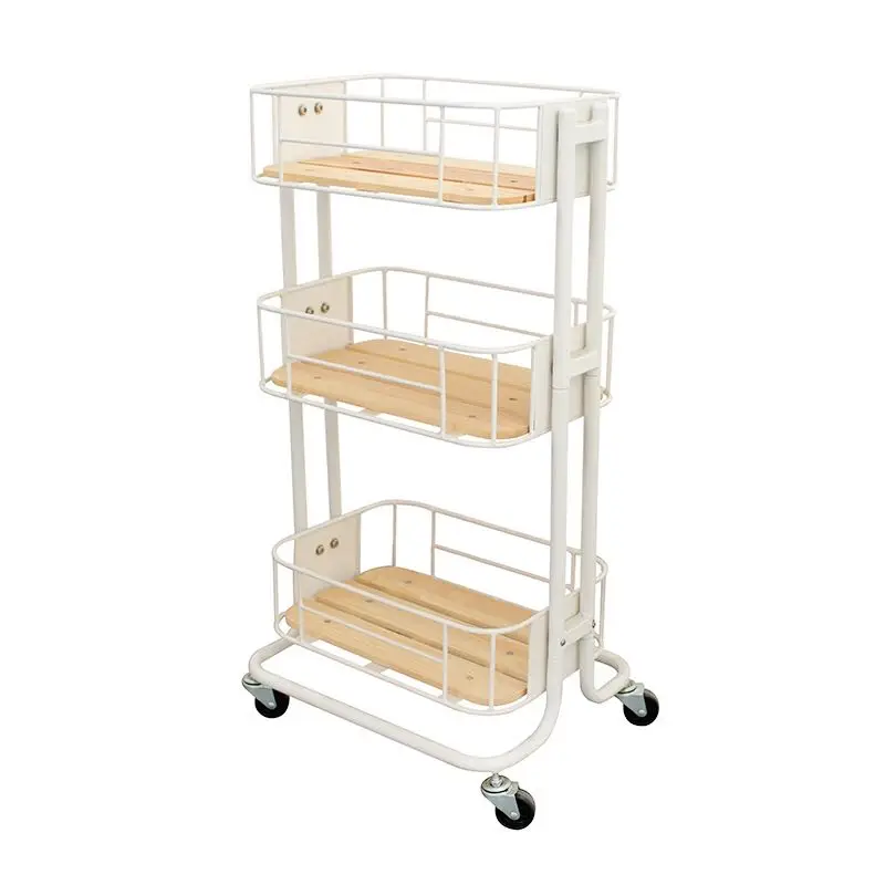 Дома/офиса кухонный сервировочный полка для хранения тележки 3 яруса