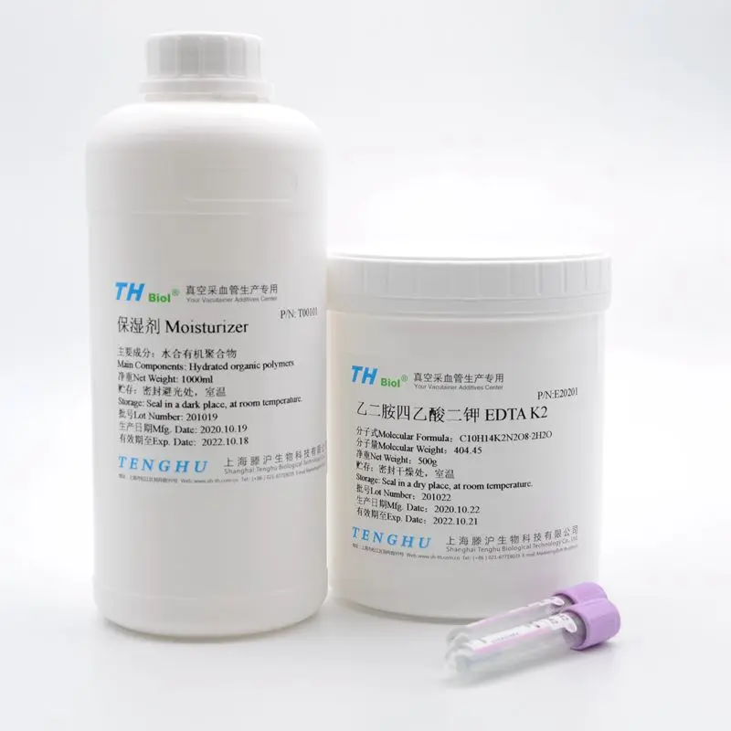 manufacture of  EDTA-2K Anticoagulant for vacuum blood test tube chemicals