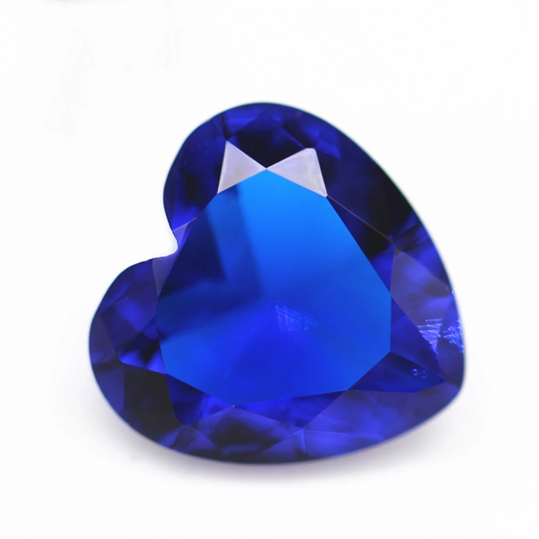 Mwin Wholesale All Kinds Of Colors And Shapes K9 Crystal Glass Special Shiny Blue Crystal Jewelry Gemstones and Crystal Stone