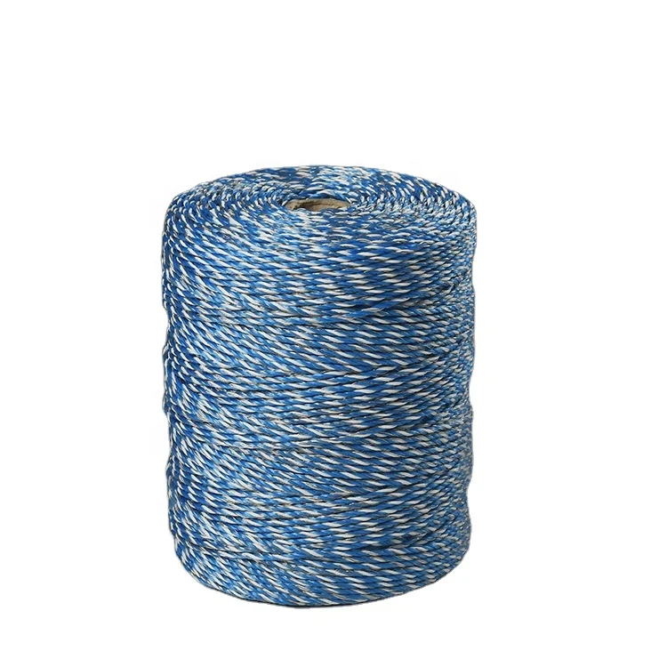 8-0 2ss и 1-0 25cu 400 м OEM PP Weidezaun Litze Draht мех Солнечный-Elektrozaun Schafe Pferde Rinder und Bauernhof