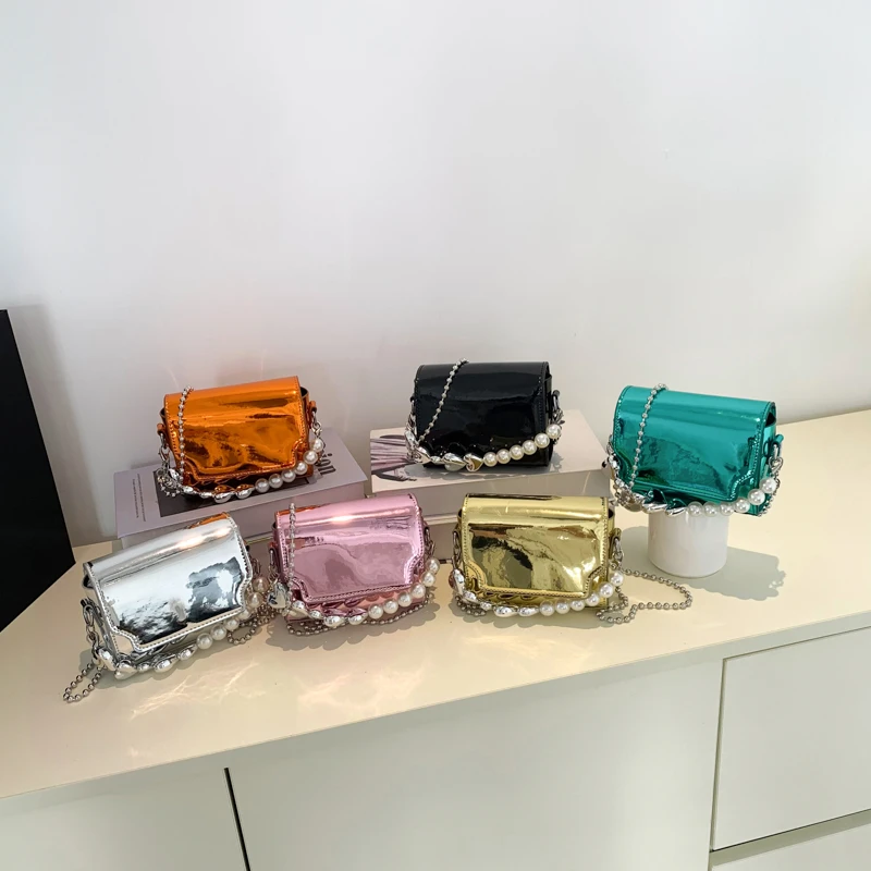 2023 Designer Bolsa Crossbody Bags Mini Handbag For Women Bolso Sac A Main Mini Small Hand Bags Pearl Ladies Purses And Handbags