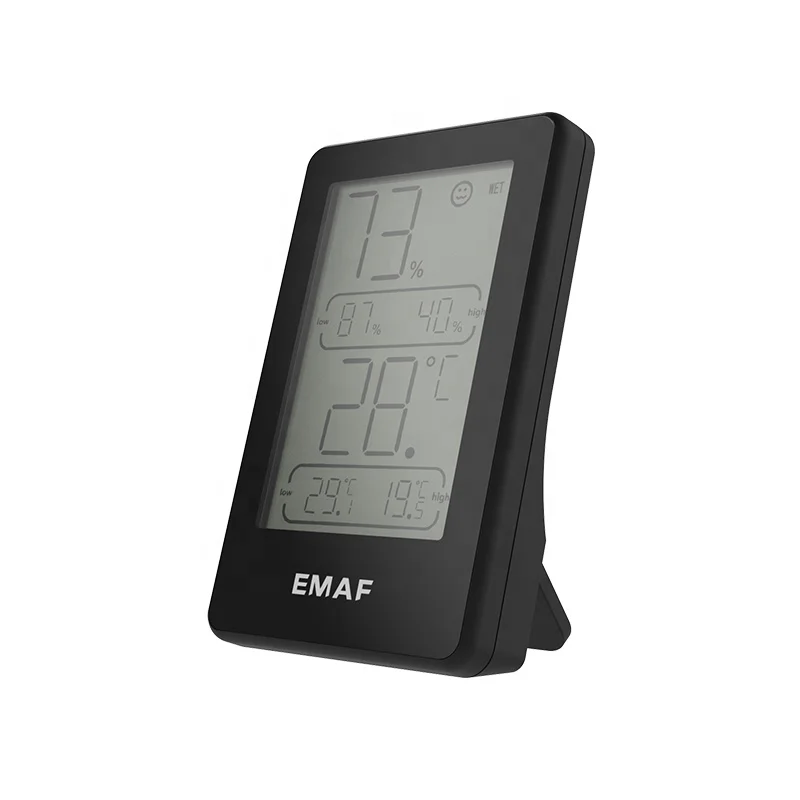 Измеритель влажности и температуры EMAF комнатный цифровой, прибор для измерения влажности и освежения, 15 секунд