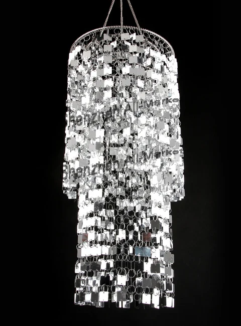 Hot sale  event decor  decoration sequin PVC  chandelier