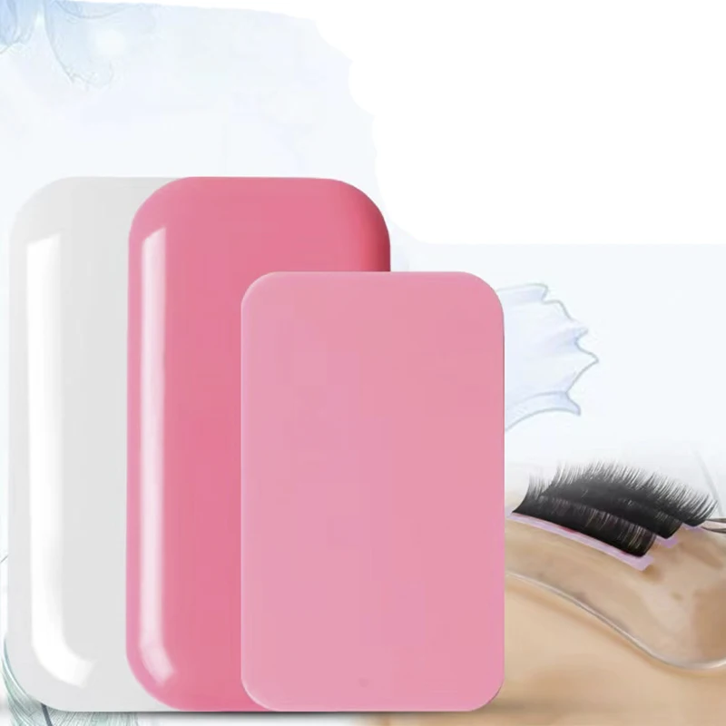 High Quality Silicone Thick Lash Palette Pad For Eyelash Extensions Lash Stands Transparent False Eyelash Forehead Sticker Pad