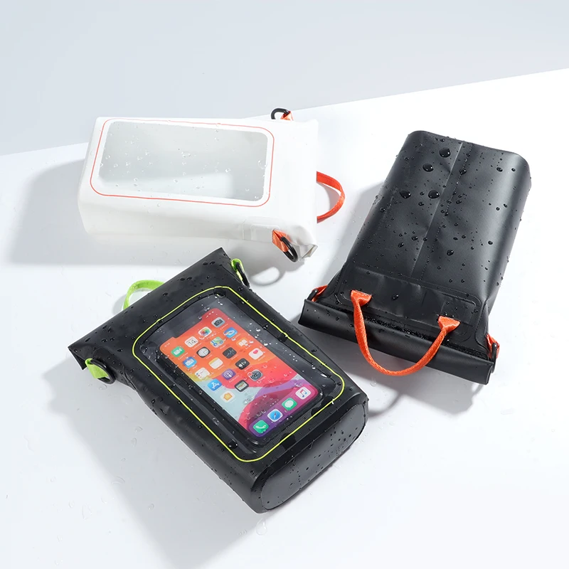 Fashional 2L Water Proof Cell Phone Carry Pouch Custom Swim PVC Waterproof Phone Dry Bag with Zipper Pocket