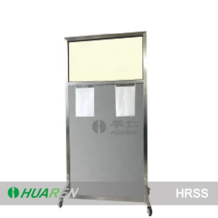 
HUAREN CE lead glass X ray protective mobile shield 