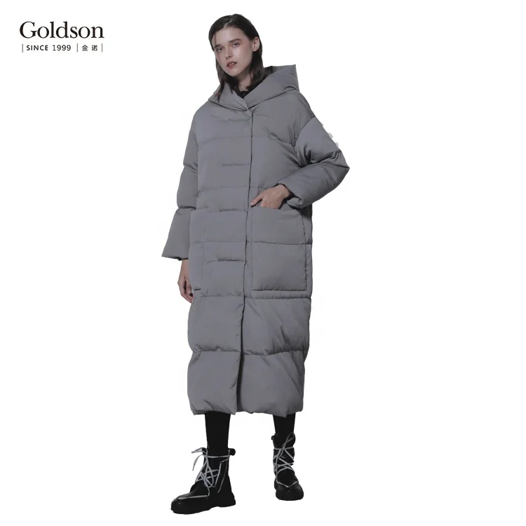 China high quality hooded womans warm stylish winter duck down jacket