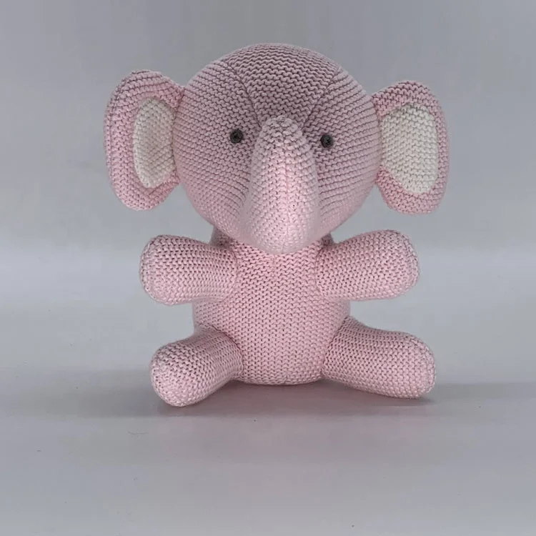 Natural Crochet Bunny Animal Friend Sleeping Bunny Crochet Toys