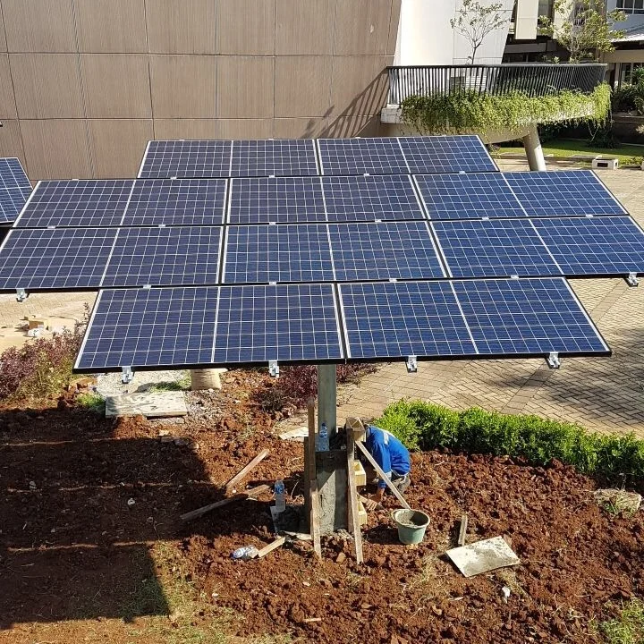 Hot Dipped Galvanized Solar Panel Structure Pole Mounting System Brackets