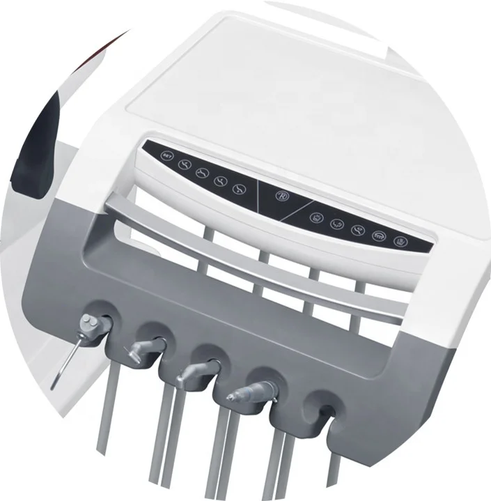 2022 hot sel with ceramic cuspidor buil-in tissue box PU leather CQ-217 Dental Chairs