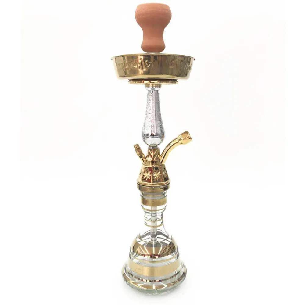 Hubbly Bubbly Hookah 2 Pipe Penis Hookah Egyptian Shisha Set Medium Hookah