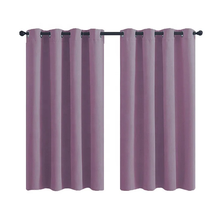 Home Design Curtains Short Pattern High Shading UV Protecting Block Out Sunlight Insulated Kitchen Curtains