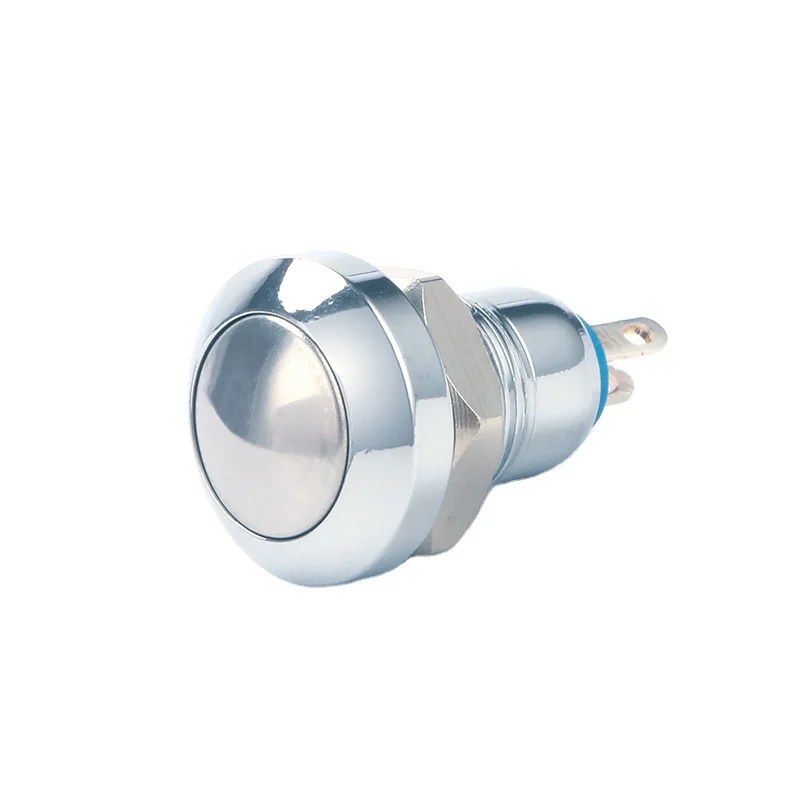 SHENGLEI 8mm Factory selling micro push button switch mini push button switch 2pin metal push button switch waterproof