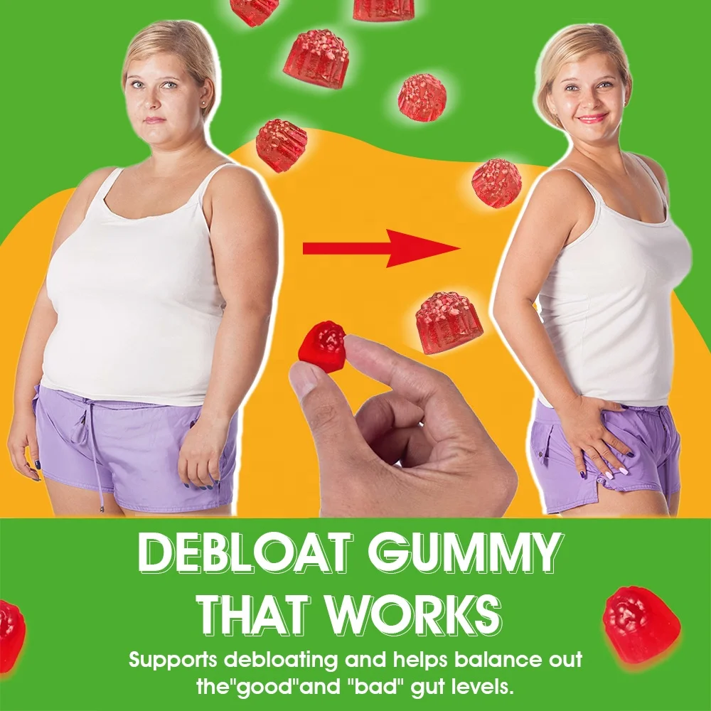 Private Label Nutrition Great Tasting Natural Strawberry Flavor Supports Improve Gastrointestinal Fiber Gummies