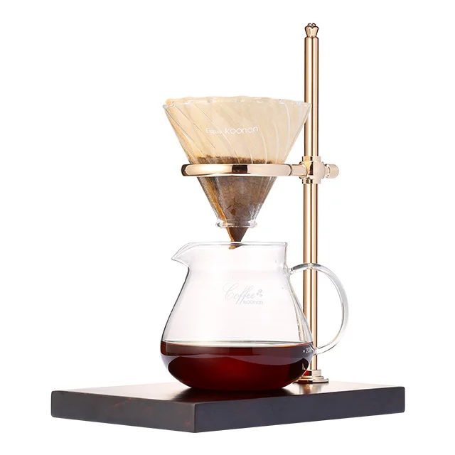 Stainless Steel Dismountable Pour Over Coffee Brew Set Holder  V60 Hand Drip Display Rack coffee Barista Accessories